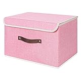 ANMINY Storage Bin with Lid Storage Boxes with PU