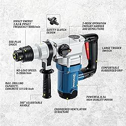 Dong Cheng 1-1/8 Inch SDS-Plus Rotary Hammer Drill