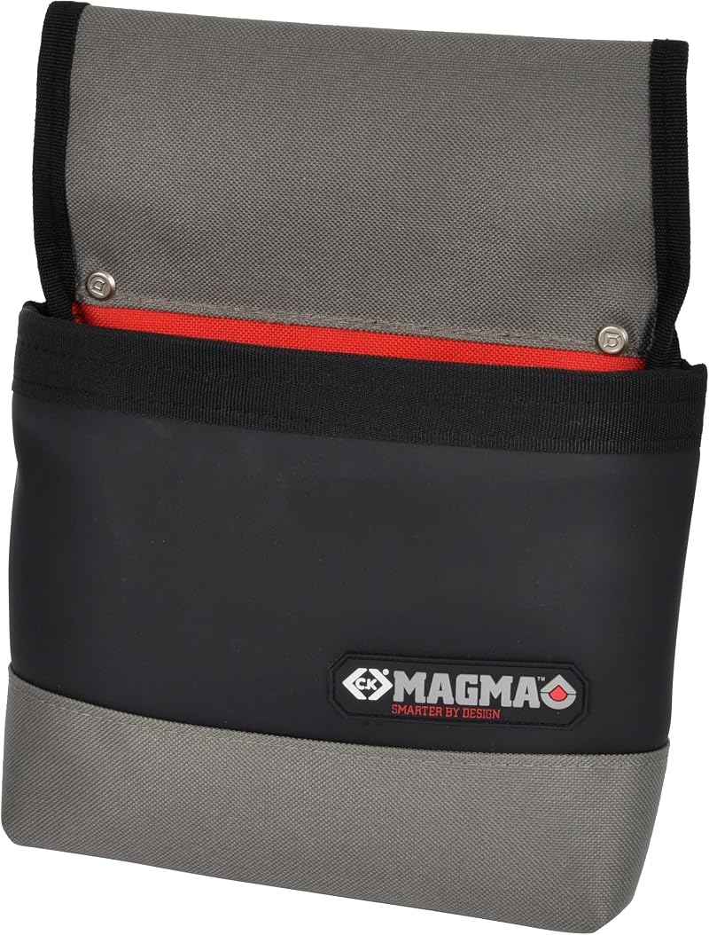 CK Magma MA2733 Nail Pouch Black Grey Durable Polyester Tool Holder