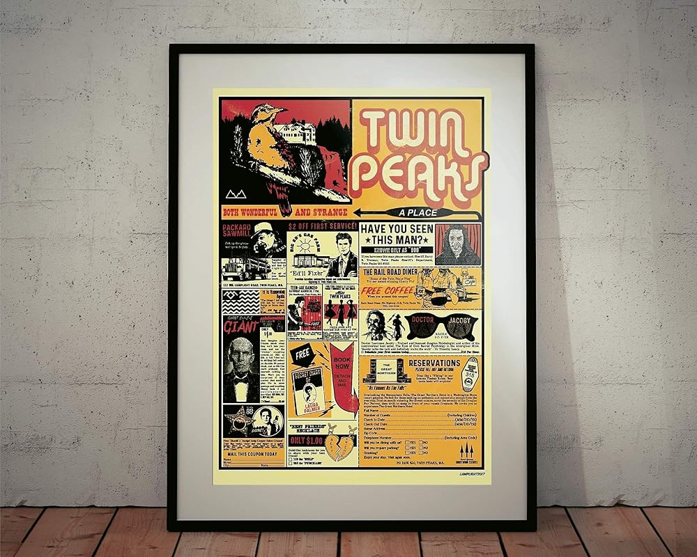 Twin Peaks. Limited Edition Print. David Lynch