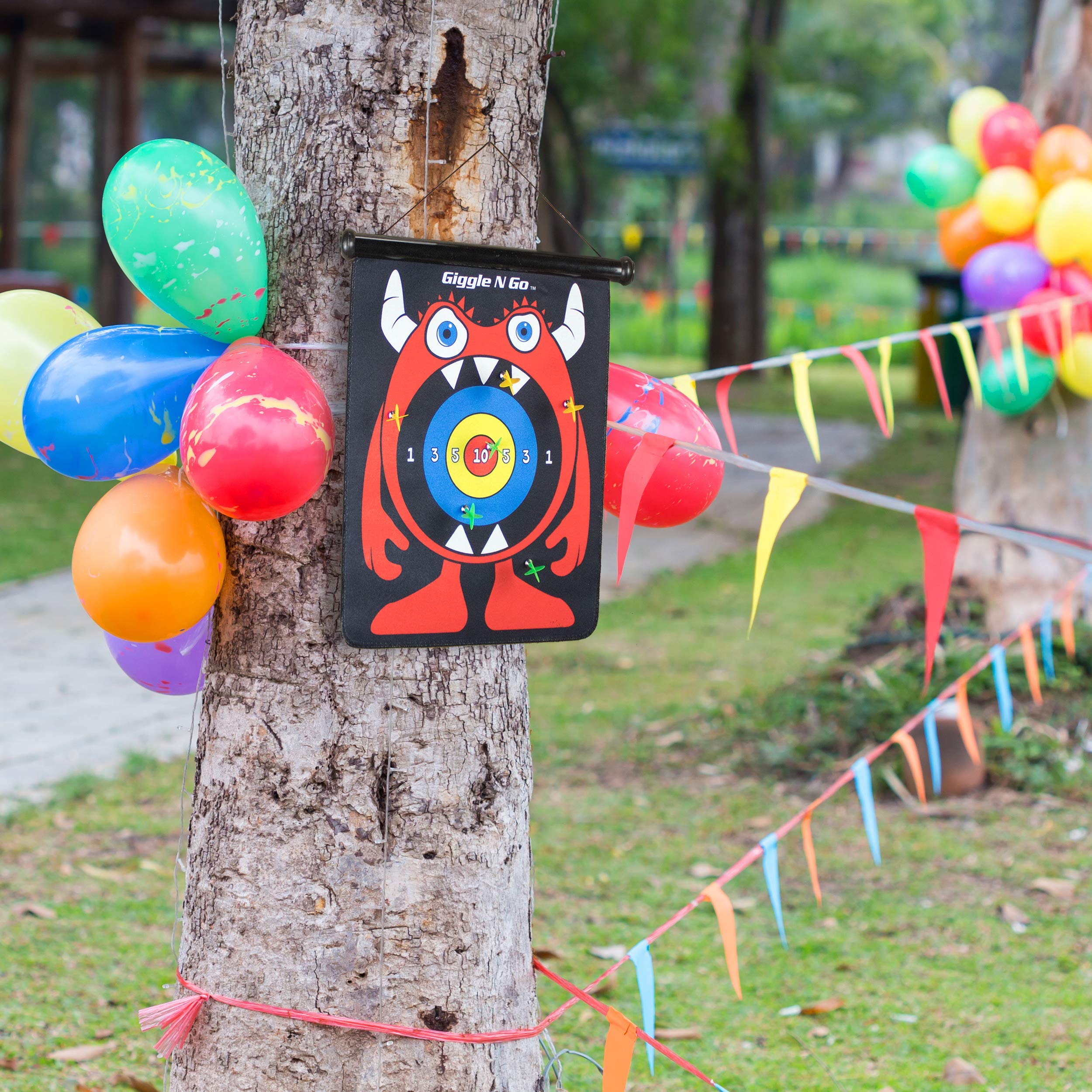 Giggle N Go Magnetic Dart Board Kids - Magnetic Dart Board for Boys or Girls Boys Gifts Age 6 and Above. Fun Dart Game for Kids and Make Great Xmas or Birthday Gifts for Boys or Girls