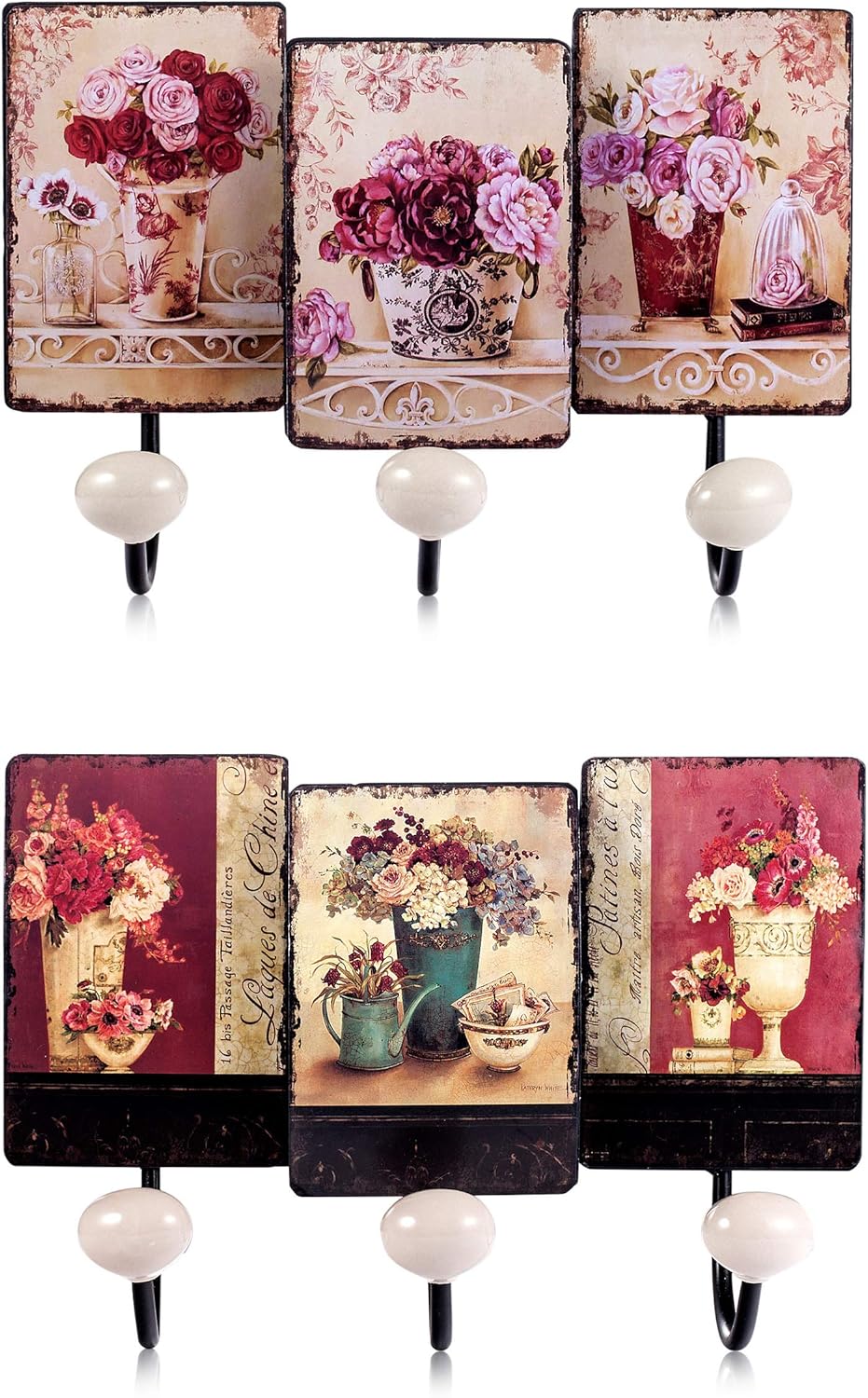 Bufandas Estilo Vintage LCCL Perchero de Hierro Fundido Abrigos Ideal