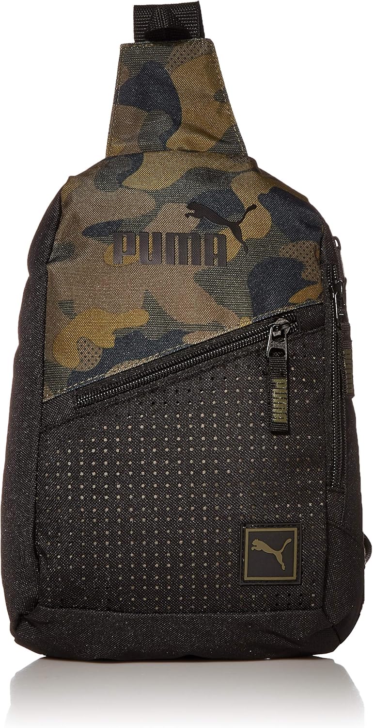 PUMA No 1 Logo Sidewall Sling, Camo, One Size