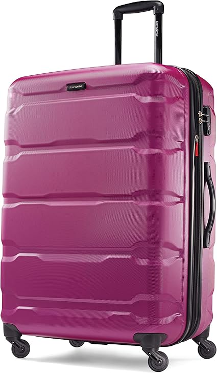 samsonite pink hardside luggage
