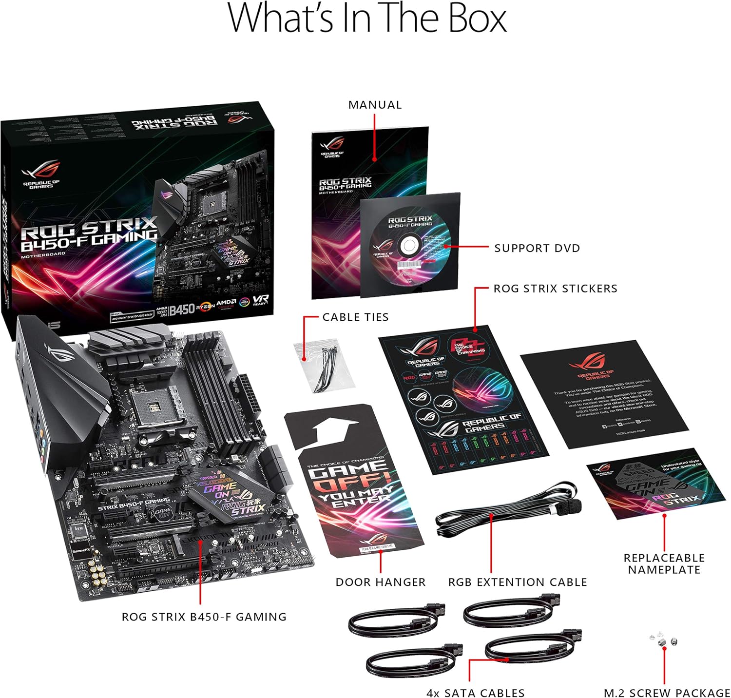 Asus ROG Strix B450-F Gaming Motherboard