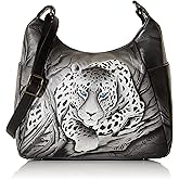 Anna By Anuschka Handpainted Large Multi Pocket Hobo