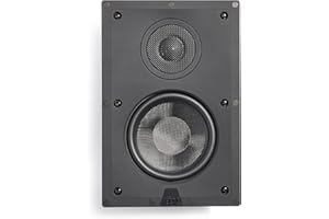 Elac - Debut IW-D61-W Custom in-Wall Speaker (Ea), Black