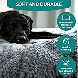 The Happy Dog Company 100% Waterproof Grey Fleece Dog Blanket 100x120cm view 4