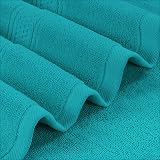 Utopia Towels 4 Piece Bath Towel Set 69x137 cm 100% Ring Spun Cotton Turquoise view 3