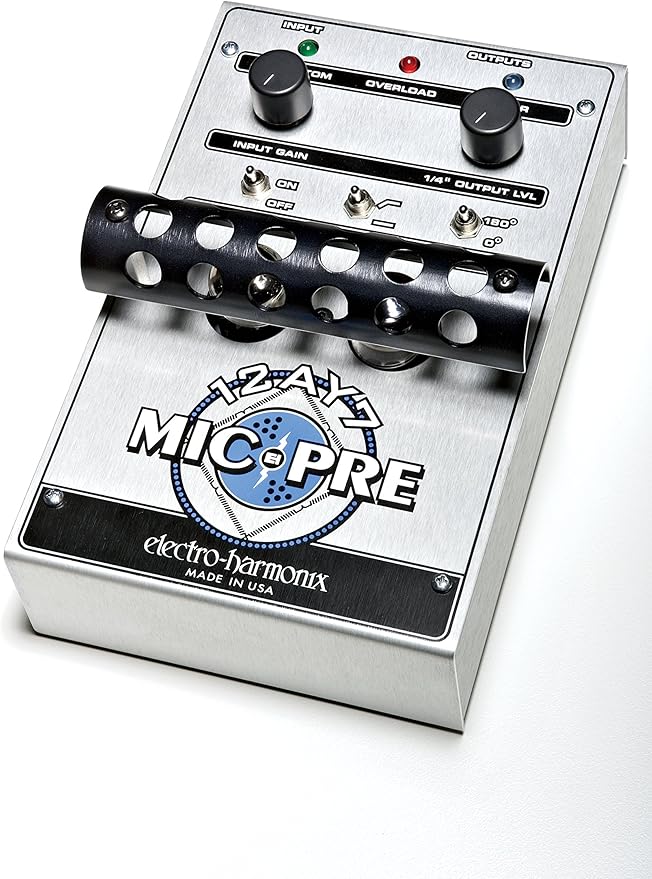 Electro Harmonix Tube Mic Preamp Pedal Amazon.co.uk Musical Instruments