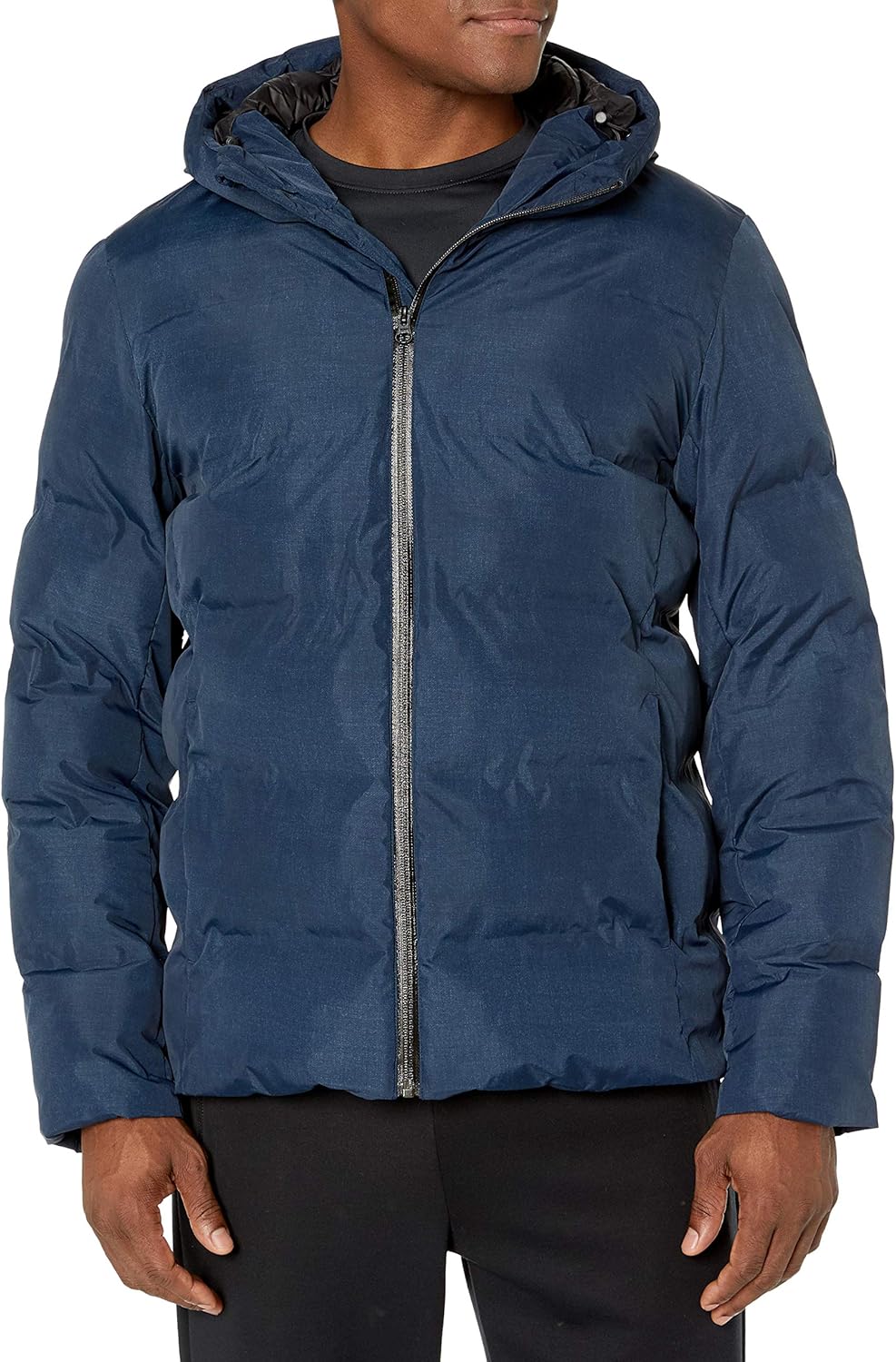  Brand - Peak Velocity Men's Heat Sealed Waterproof Puffer Jacket: Clothing