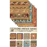 Summer Flowers Vintage Paper Pack - 24 Sheets 15x15cm For Scrapbooking & Crafts - View #2