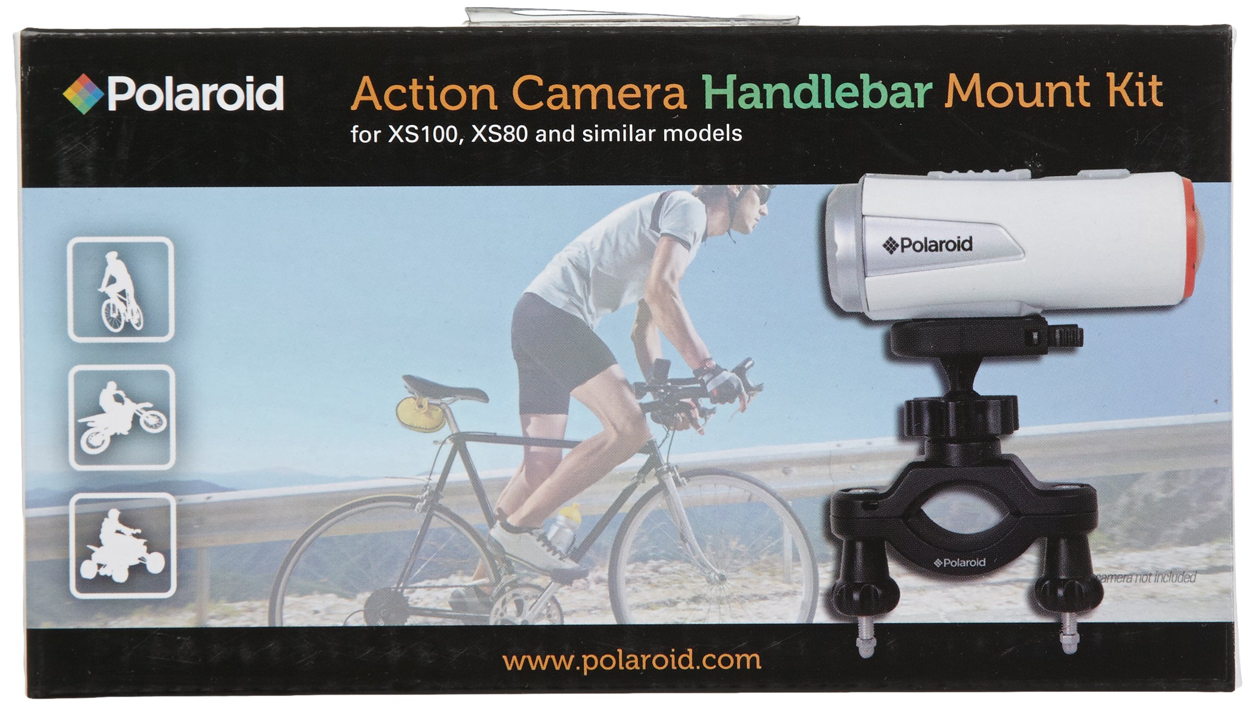 Polaroïd xs100hm Support for Camcorder Black
