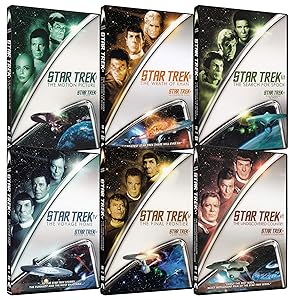 Star Trek I: Motion Picture / Star Trek II: Wrath of Khan / Star Trek III: Search For Spock / Star Trek IV: Voyage Home / Star Trek V: Final Frontier / Star Trek VI: Undiscovered Country