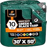 Heavy Duty Poly Tarp 30 Feet x 50 Feet 10 Mil Thick