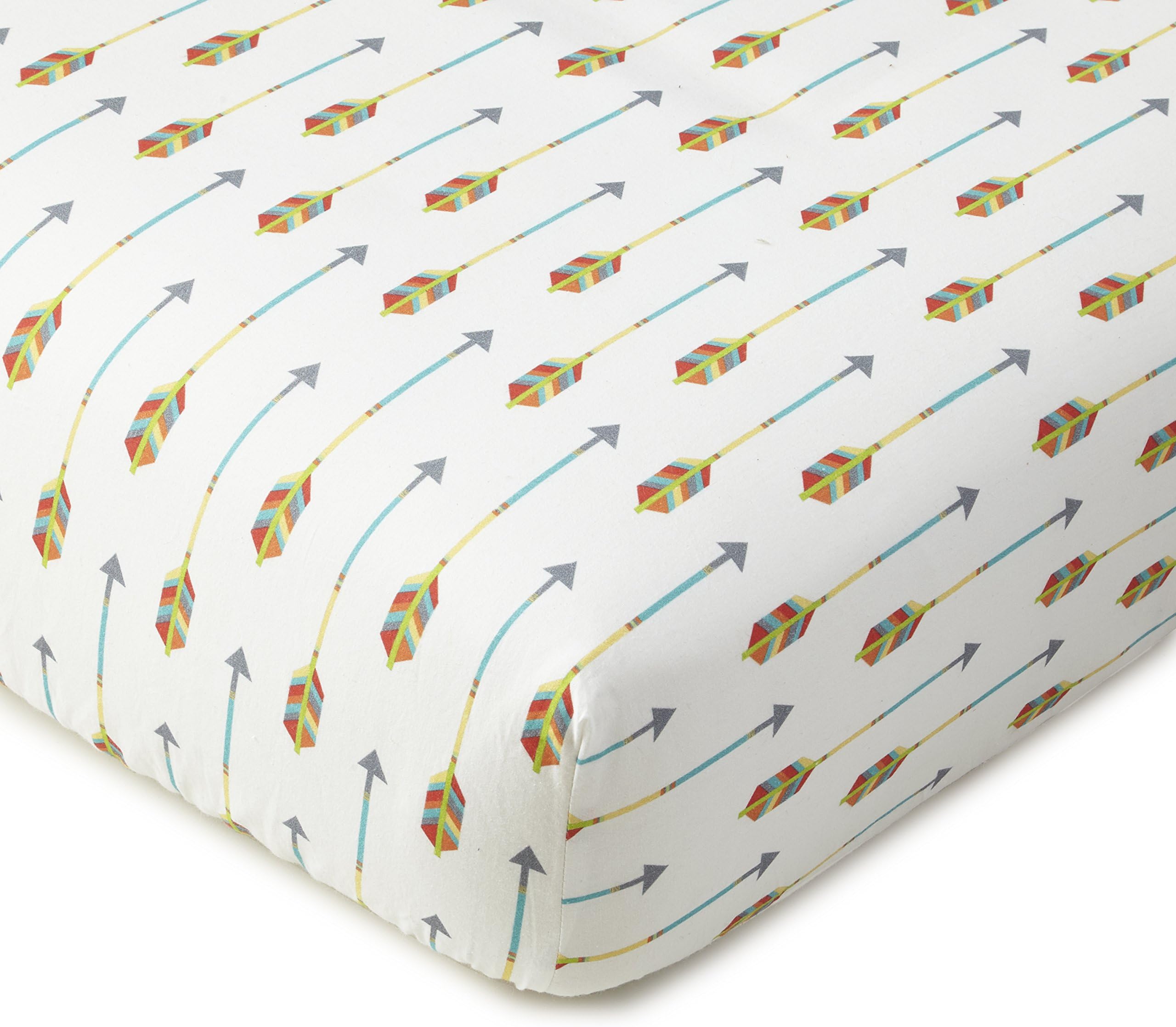 Levtex Home Baby Zambezi Collection Print Fitted Crib Sheet, Multi