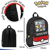 Pokémon Backpack for Kids Pikachu Charizard Rucksack School Bag with Pockets view 6
