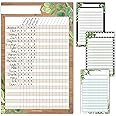 Hadley Designs 4 Farmhouse Data Charts Classroom Incentive Chart for Classroom - Homework Chart for Classroom Reward Chart, A