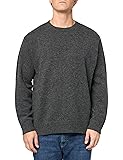Pendleton Men's Shetland Wool Crew Sweater, Charcoal