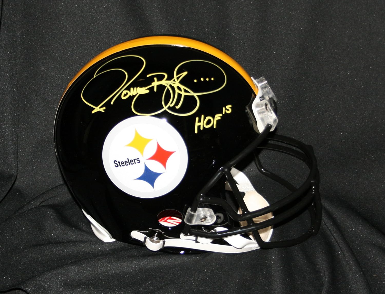 jerome bettis signed helmet