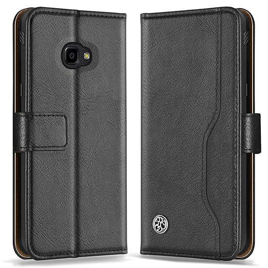ykooe Galaxy Xcover 4 hülle, (Wallet Series) Galaxy Xcover 4 Handyhülle Leder klapphülle Handys Schutz Hülle mit Kartenfach f