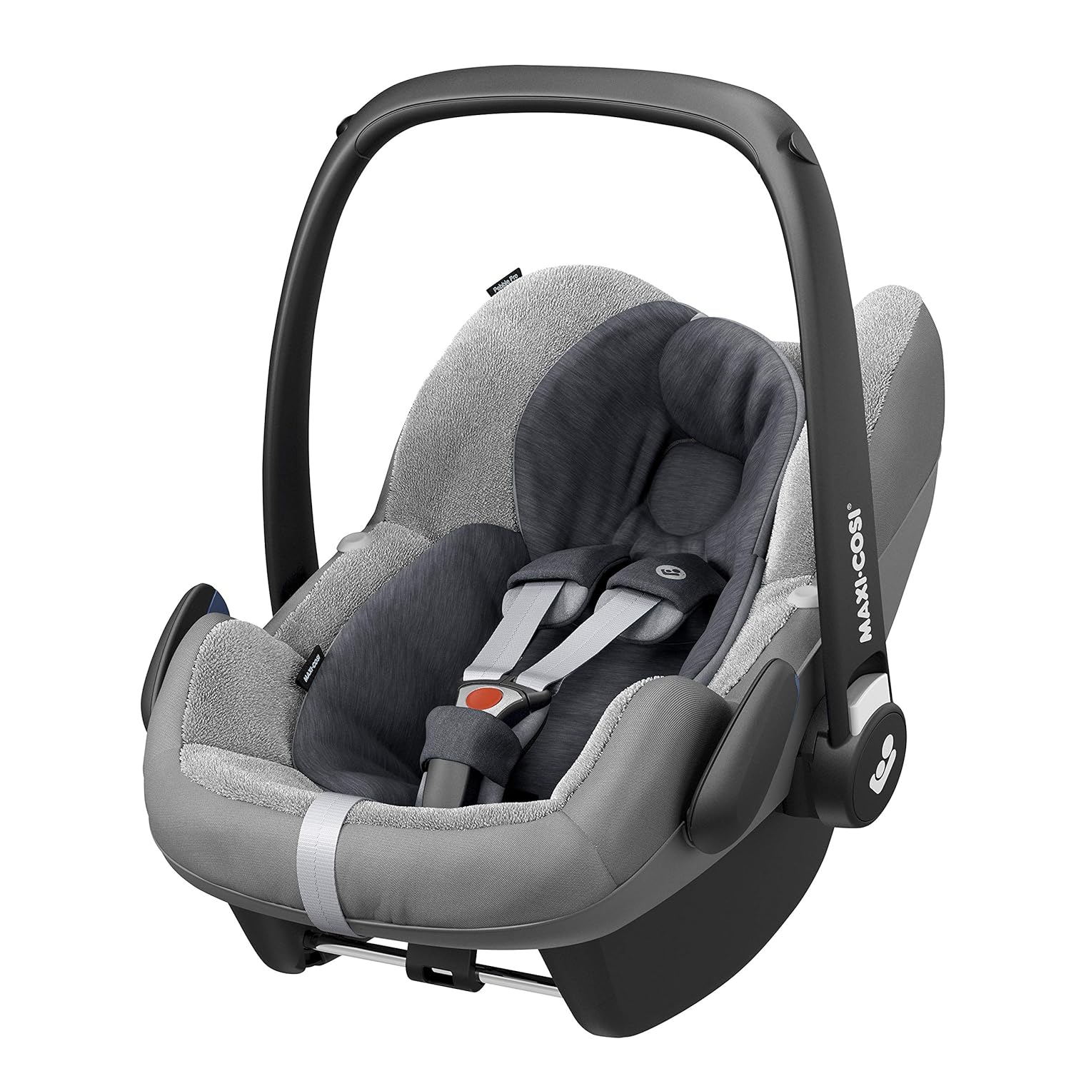 Maxi-Cosi Sommerbezug, passend für Maxi-Cosi Pebble Plus / Rock Babyschale, Schonbezug für den Autositz für die warmen Sommertage, fresh grau