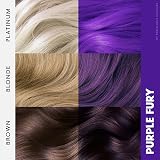 PaintGlow Rebellious Purple Fury Vegan Semi Permanent Hair Dye 100ml view 3
