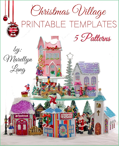 Download Christmas Village Printable Templates | 5 Patterns (English Edition) PDF