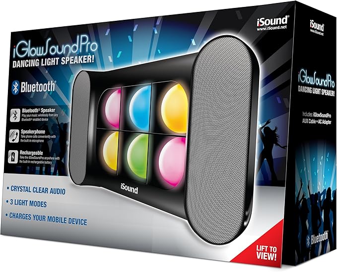 bluetooth speaker dancing lights