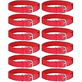 Hercicy 12 Pcs Baseball Belts Softball Belts Bulk for Adult and Youth Adjustable