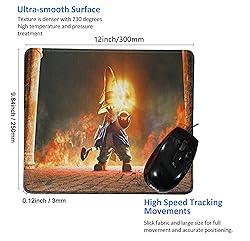 Final Fantasy Mouse Pad 12x10 Inches Office Gaming