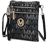 MKF Collection Crossbody Bag for Women, Wristlet Strap Vegan Leather Shoulder Handbag Messenger Purse by Mia K