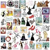The Wizard of Oz 50ct Vinyl L Deluxe Stickers, Scrapbooking, Indoor/Outdoor | Officially Licensed The Wizard of Oz Stickers &ndash; Great for Water Bottles, Skateboards, Luggage, Laptops, Bumpers &amp; Cars