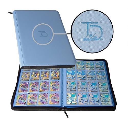 ringless binder for pokemon cards Amazon.com: Premium 1000+ Pockets Trading Card Binder, 16-Pocket Ringless Side-Loading Album for TCG, MTG, Lorcana, Sports & Standard-Size Cards (Yellow) : Toys & Games