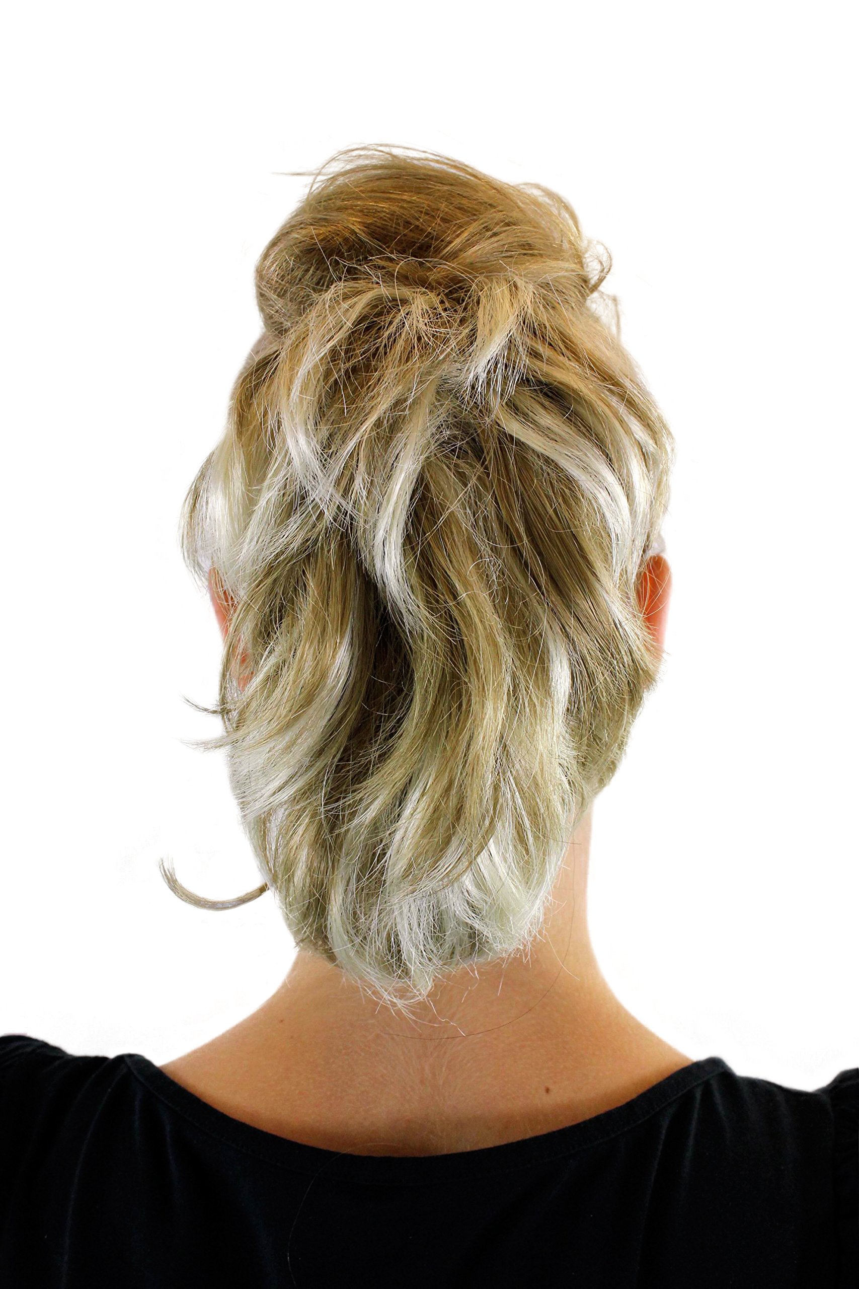 WIG ME UP - T6545-Blondmix Ponytail Hairpiece extension short wild look mixed blond 10inch