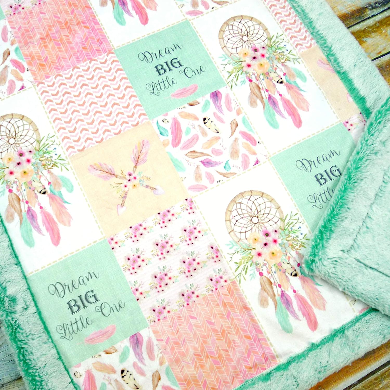 dream catcher baby blanket