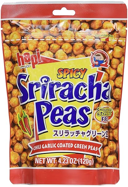 HAPI SNACK PEA GREEN CHILI, 4.23 OZ