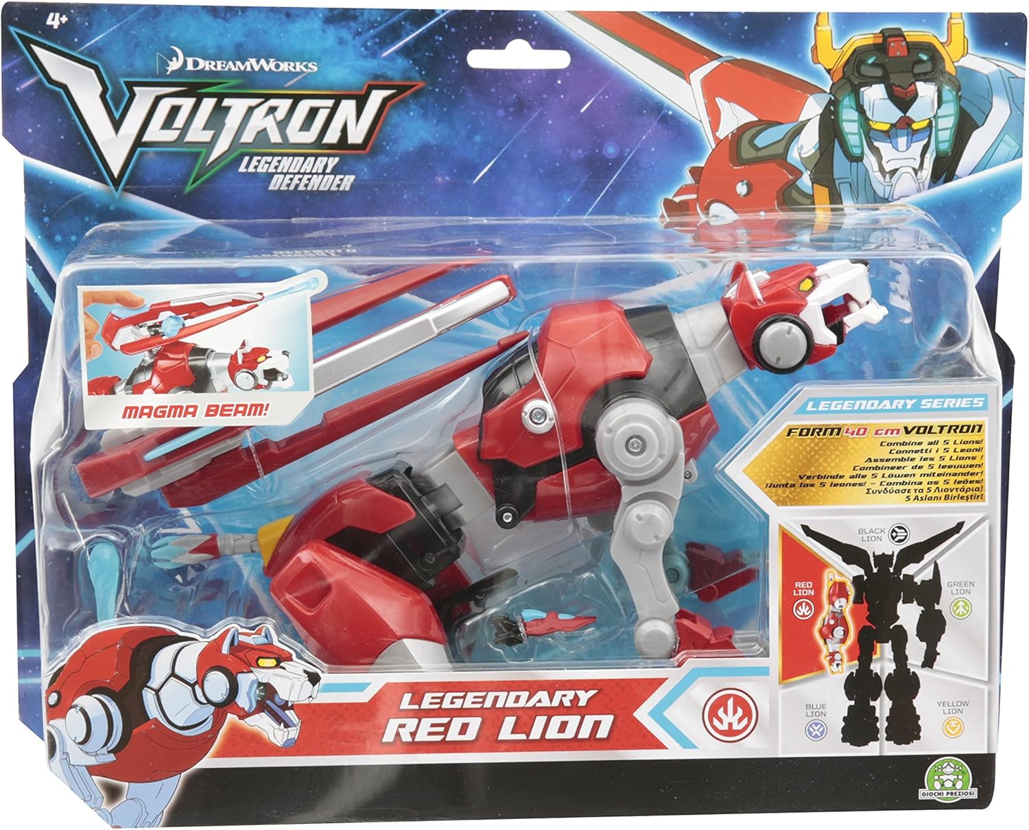 voltron combinable red lion