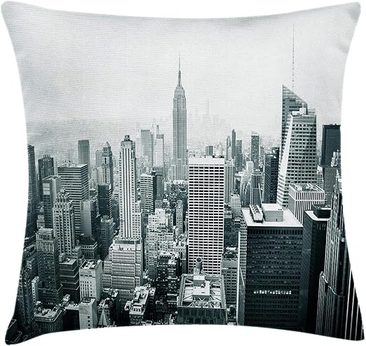 Amazon Com Ambesonne Urban Throw Pillow Cushion Cover Usa Decor