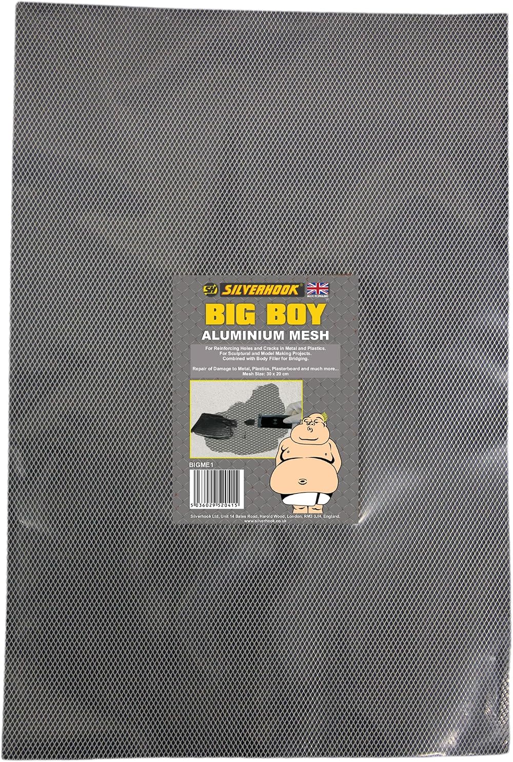 Big Boy Aluminium Mesh 30 x 20 cm Reinforcement Sheet