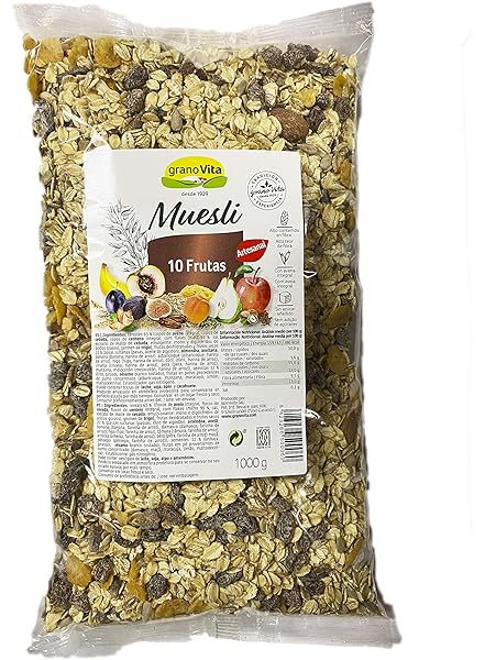 Granovita Muesli 10 Frutas Cereales - 1000 gr: Amazon.es ...
