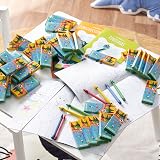 THE TWIDDLERS 100 Boxes Wax Crayons 400 Pieces Mixed Colours Four Pack view 3