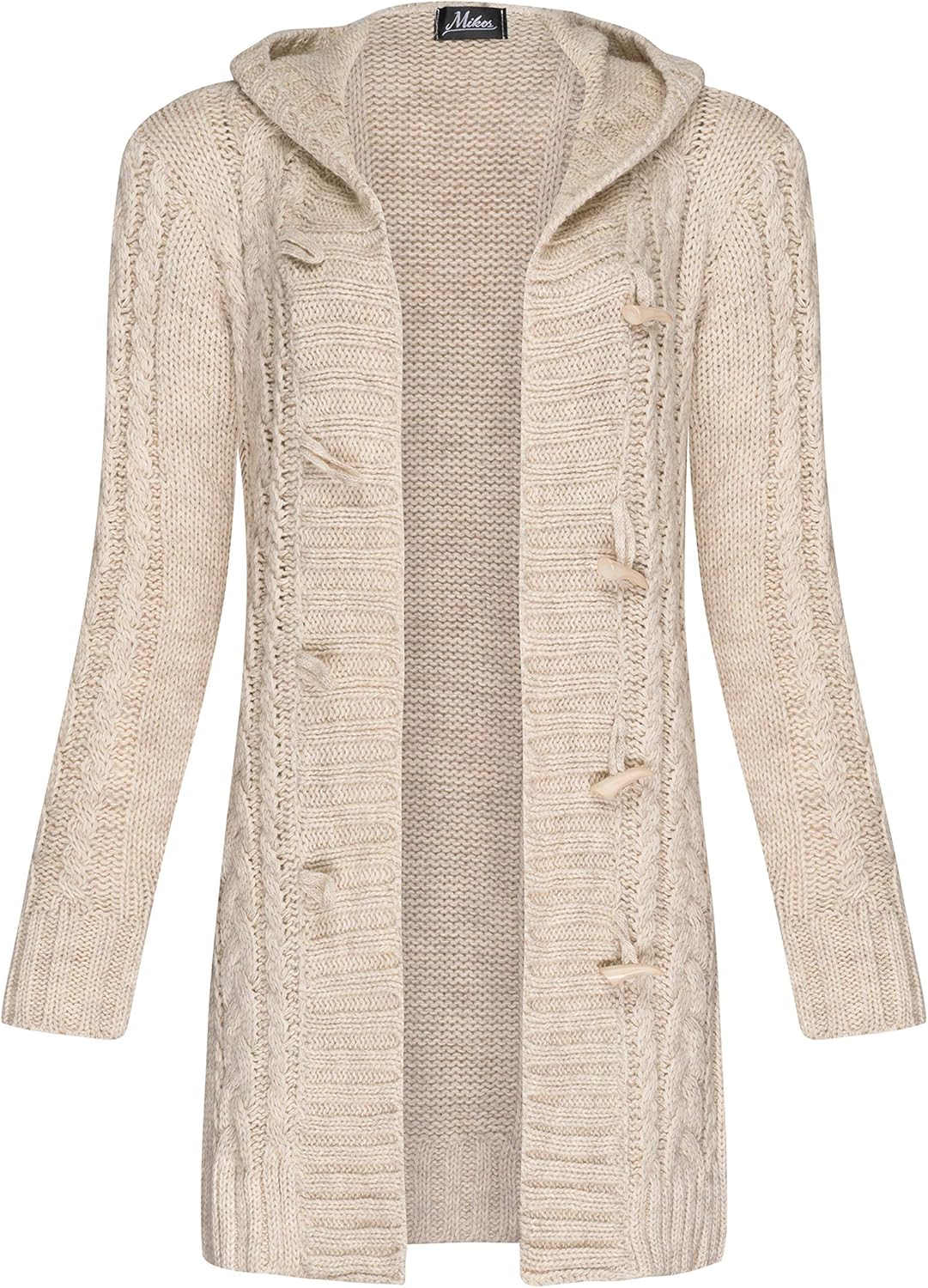 Cardigan Donna Con Cappuccio - Morbido, Leggero, Aperto Davanti - Per Autunno E Inverno - Casual Ed Elegante