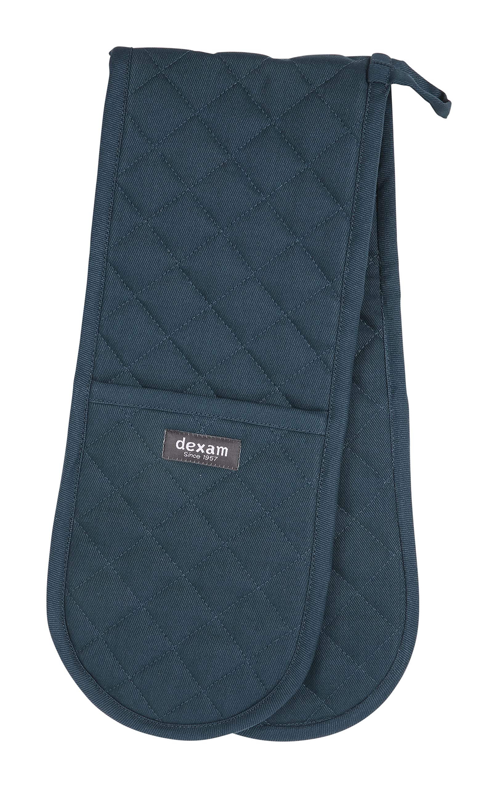 Love Colour Double Oven Gloves, Ink Blue