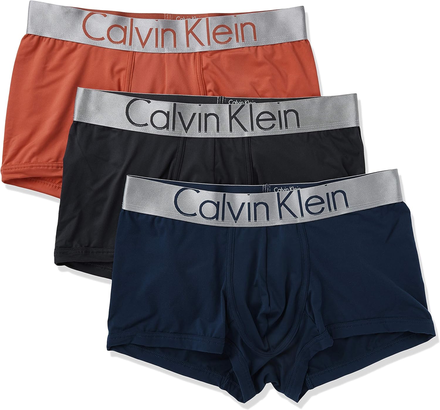 Calvin Klein Men's Steel Micro Low Rise Trunks Clothing