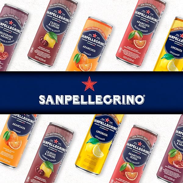 SANPELLEGRINO ITALIAN SPARKLING DRINK CILIEGIA AND LIMONE, SPARKLING CHERRY AND LEMON BEVERAGE, 24 PACK
