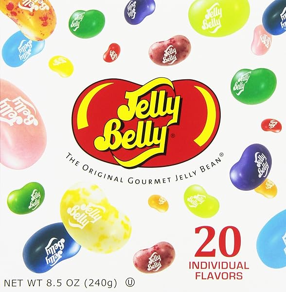 JELLY BELLY JELLY BEANS GIFT BOX, 20 FLAVORS, 8.5-OZ