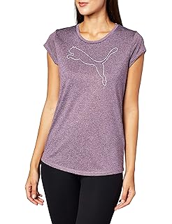 puma active logo heather tee