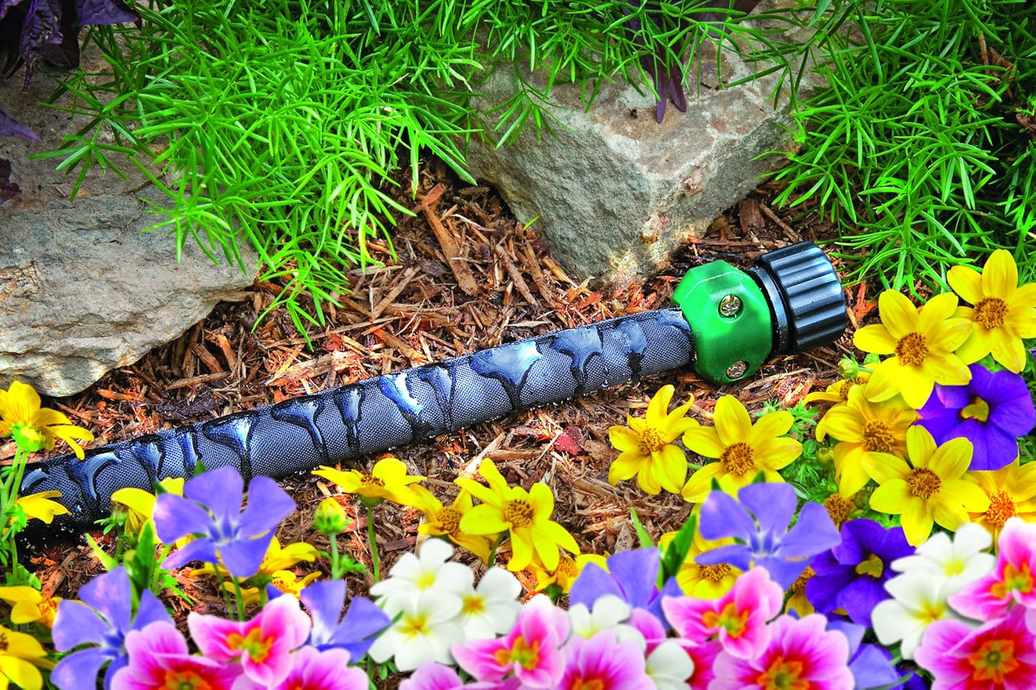 Melnor 65060-AMZ 25' Flat Soaker Hose with 2 Washers Set: Garden & Outdoor