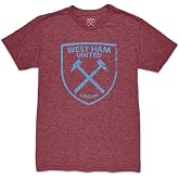 West Ham United Crest Claret Premium Tri-Blend Slub T-Shirt